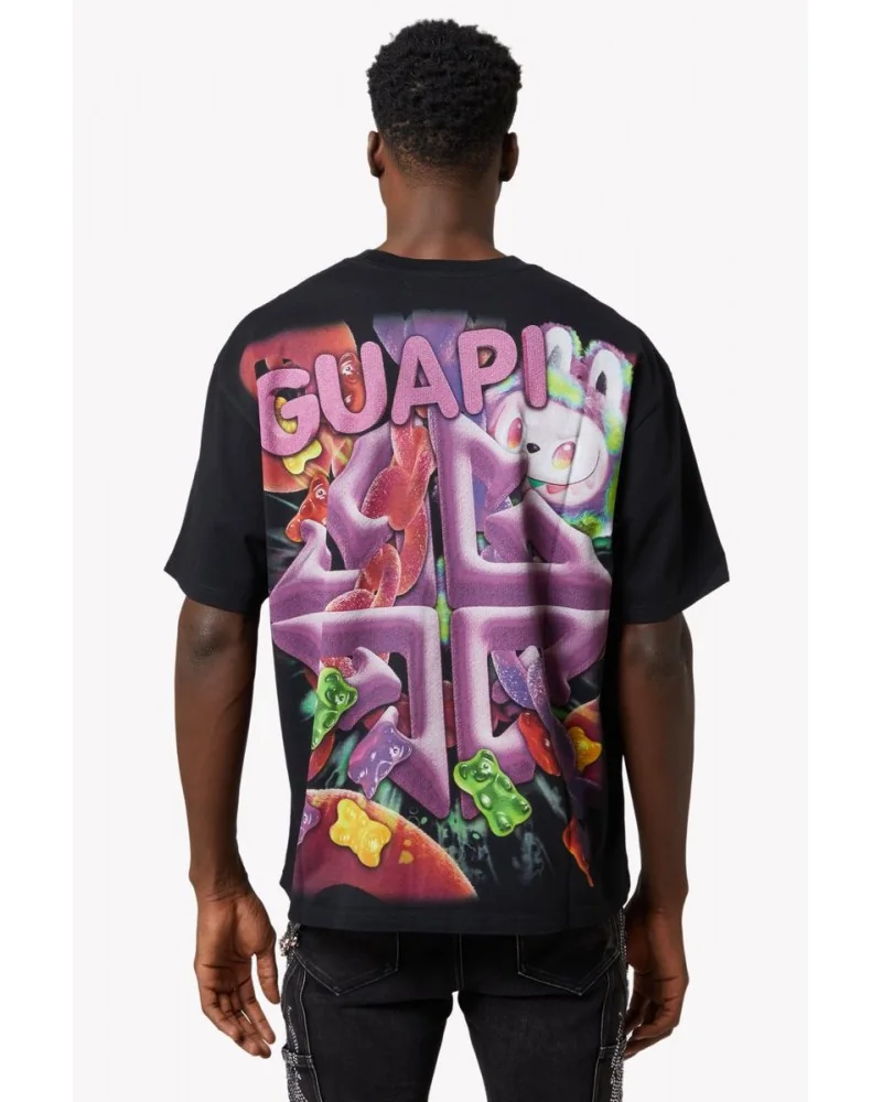 Guapi Clothing - Candy Riot Tee - Black