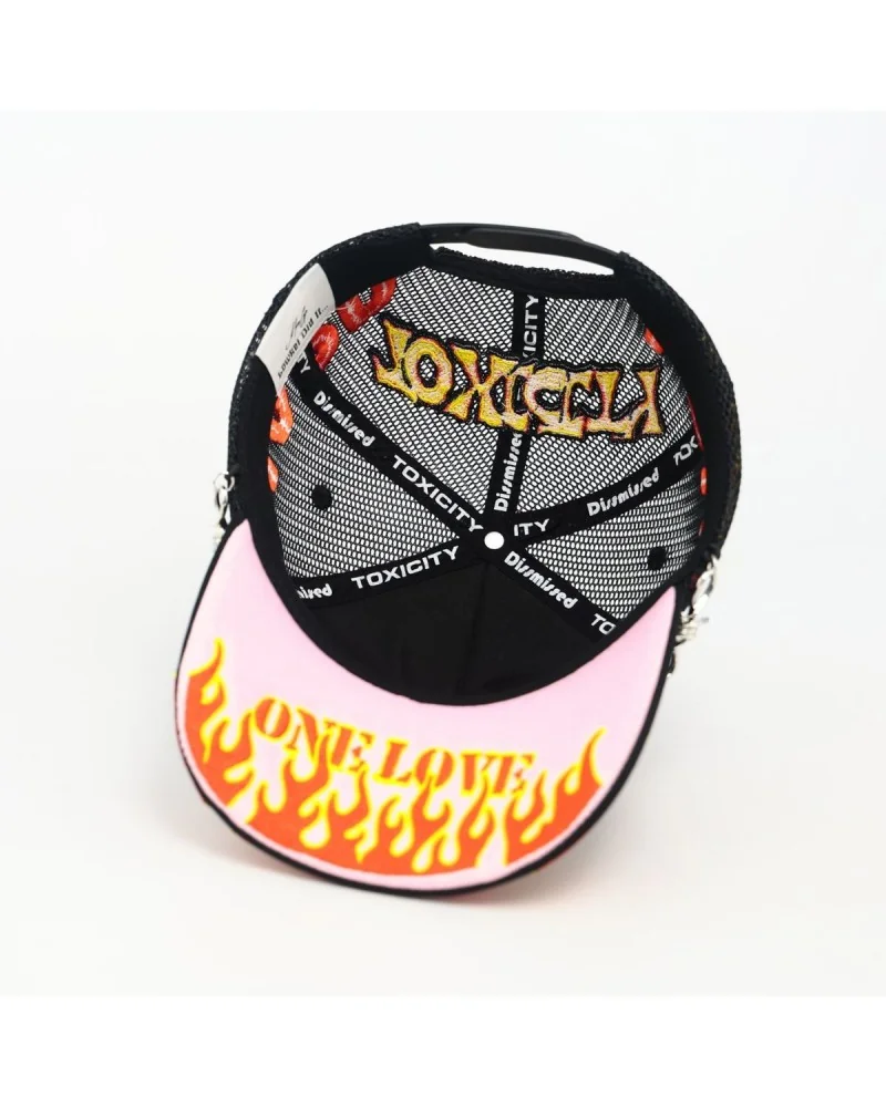 Toxicity X DSMSD (By Mour Cap) - Love Hard Limited Trucker Cap - Black