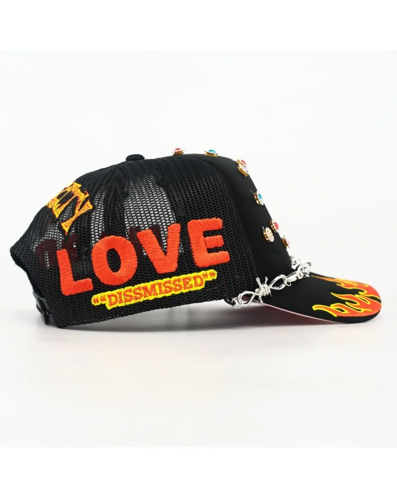 Toxicity X DSMSD (By Mour Cap) - Love Hard Limited Trucker Cap - Black
