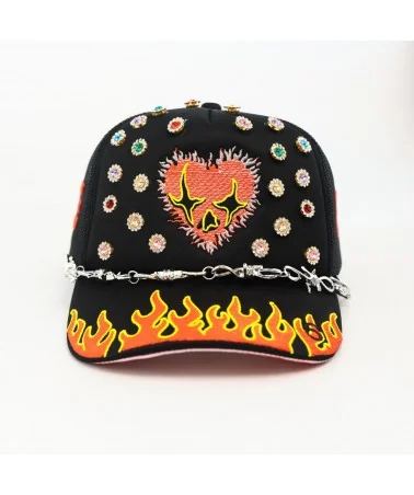 Toxicity X DSMSD (By Mour Cap) - Love Hard Limited Trucker Cap - Black