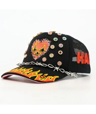 Toxicity X DSMSD (By Mour Cap) - Love Hard Limited Trucker Cap - Black