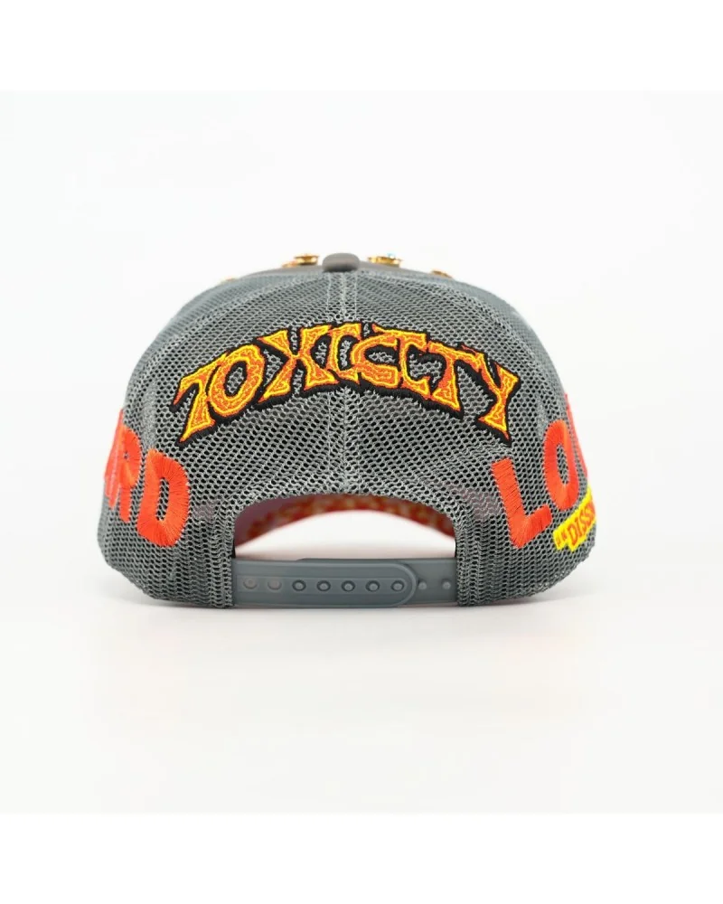 Toxicity X DSMSD (By Mour Cap) - Love Hard Limited Trucker Cap - Grey