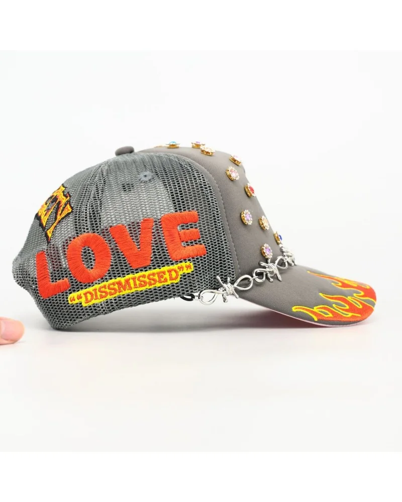 Toxicity X DSMSD (By Mour Cap) - Love Hard Limited Trucker Cap - Grey