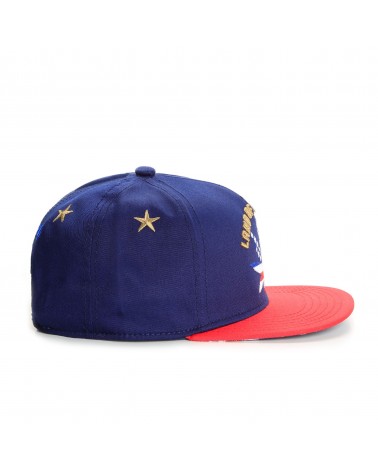 Cayler And Sons GL - Land Of The Free Snapback Cap - Navy / Red / Gold