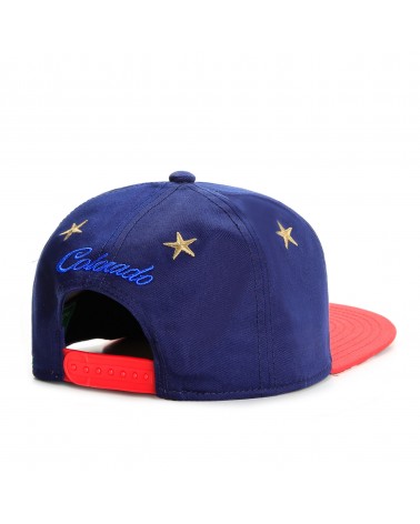 Cayler And Sons GL - Land Of The Free Snapback Cap - Navy / Red / Gold