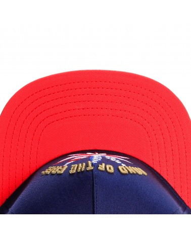 Cayler And Sons GL - Land Of The Free Snapback Cap - Navy / Red / Gold