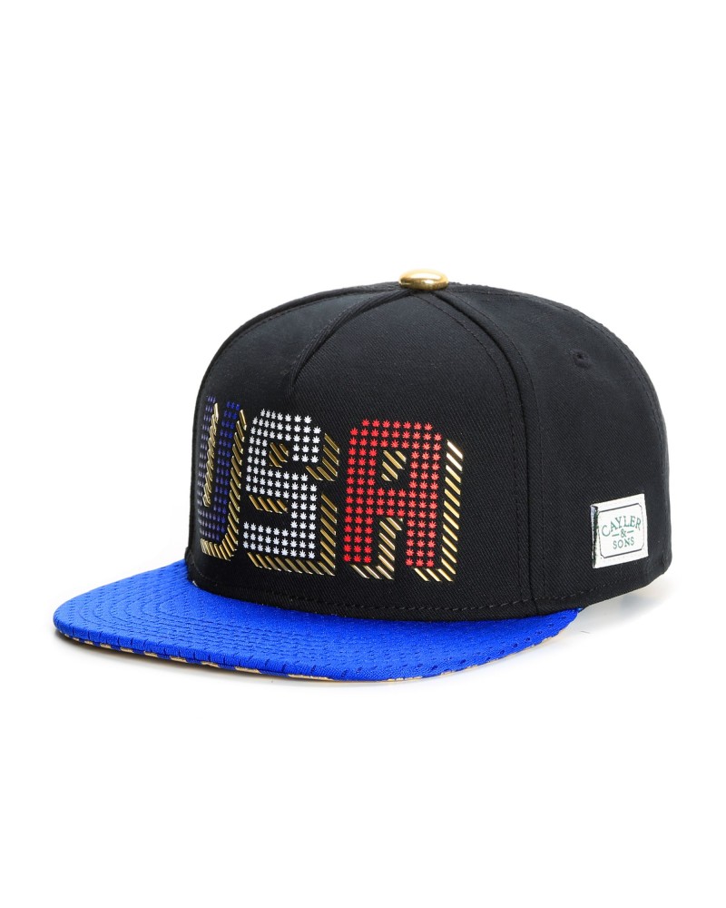 Cayler And Sons GL - United We Stand Snapback Cap - Black / Royal Blue / Gold