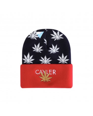 Cayler And Sons GL - Best Budz Old School Beanie - Navy / Red / White