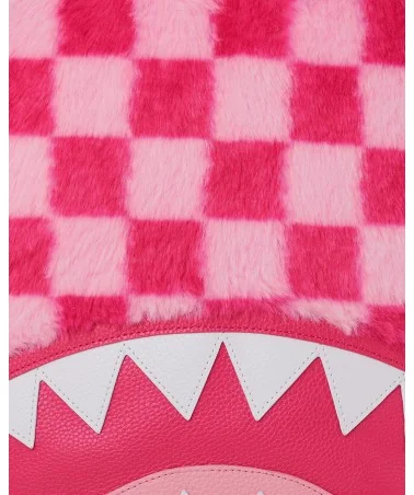 Sprayground - PINK FUR CHECK LIMITED BACKPACK - Pink