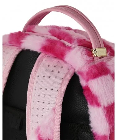 Sprayground - PINK FUR CHECK LIMITED BACKPACK - Pink