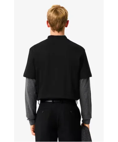 Lacoste - Landscape Relaxed Fit Tee - Black