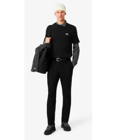 Lacoste - Landscape Relaxed Fit Tee - Black
