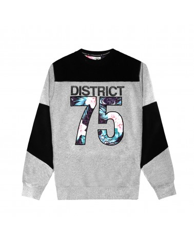 Cayler And Sons WL - District 75 Crewneck - Grey Heather/Black/Mc