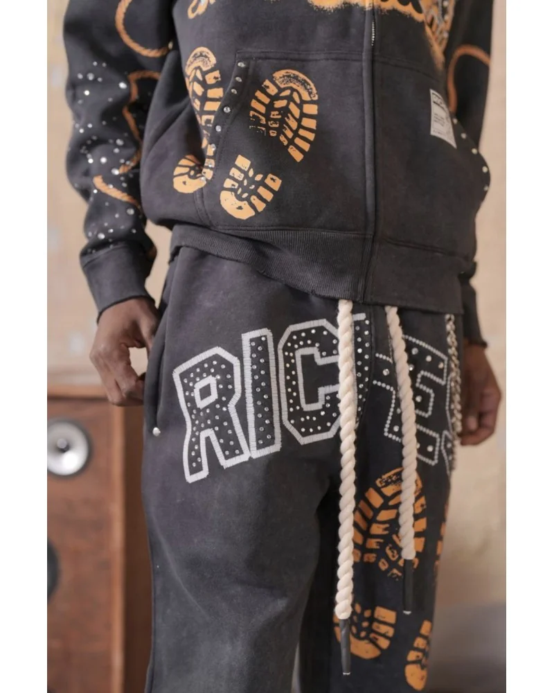 Elite Premium Jeans - Riches Premium Fleece Pant - Black