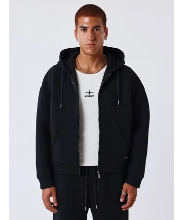 Project X Paris - Polaris Zip Hoodie Neoprene - Black