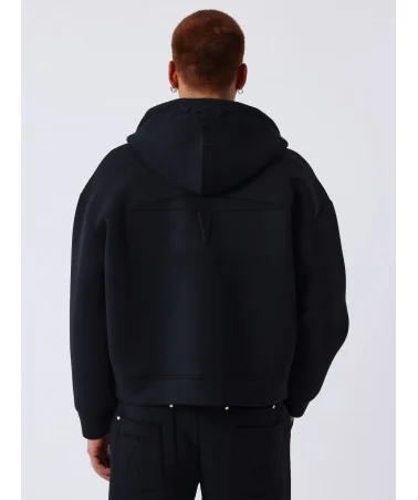 Project X Paris - Polaris Zip Hoodie Neoprene - Black