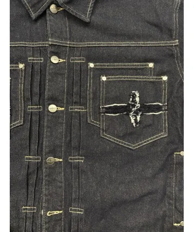 Project X Paris - Raw Denim Vest - Blue