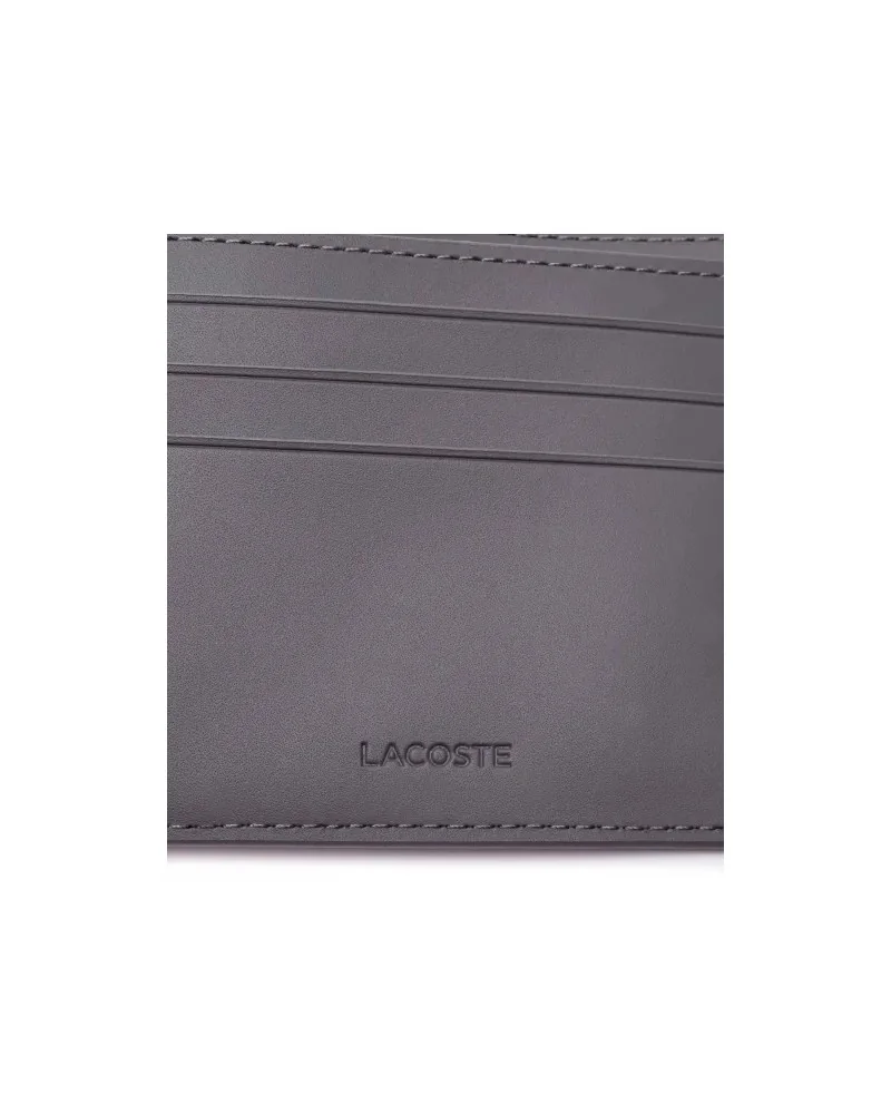 Lacoste - Monogram Print Wallet - Grey