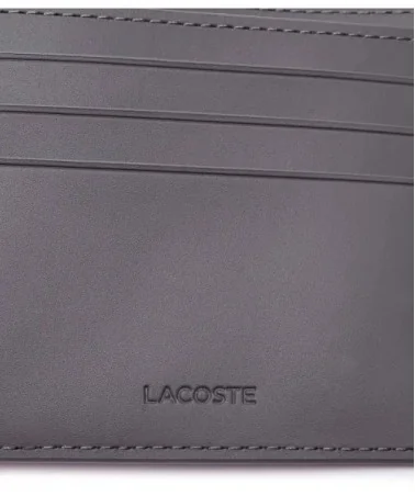 Lacoste - Monogram Print Wallet - Grey