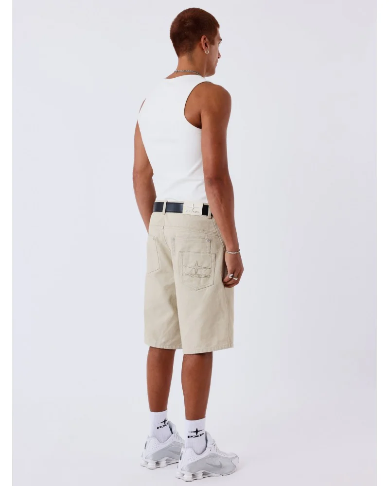Project X Paris - 80s Club Denim Short - Beige