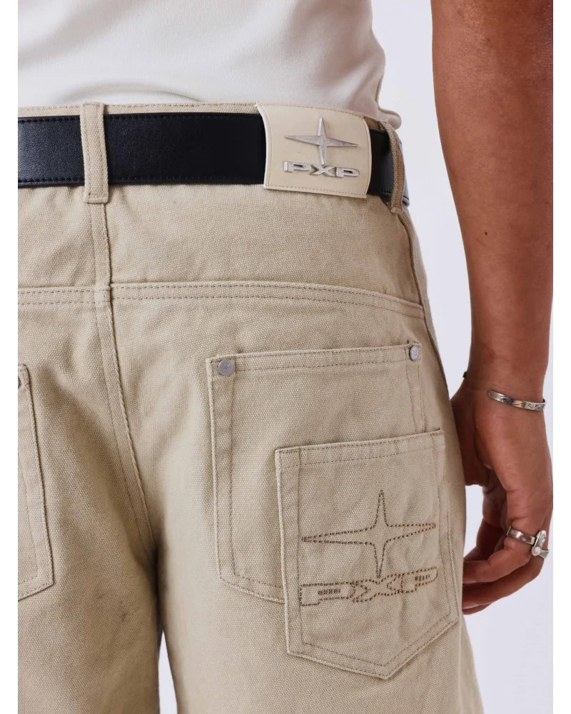 Project X Paris - 80s Club Denim Short - Beige