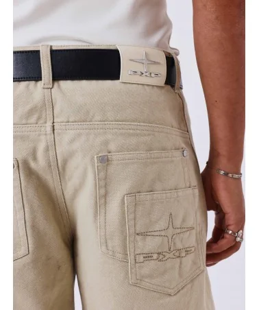 Project X Paris - 80s Club Denim Short - Beige