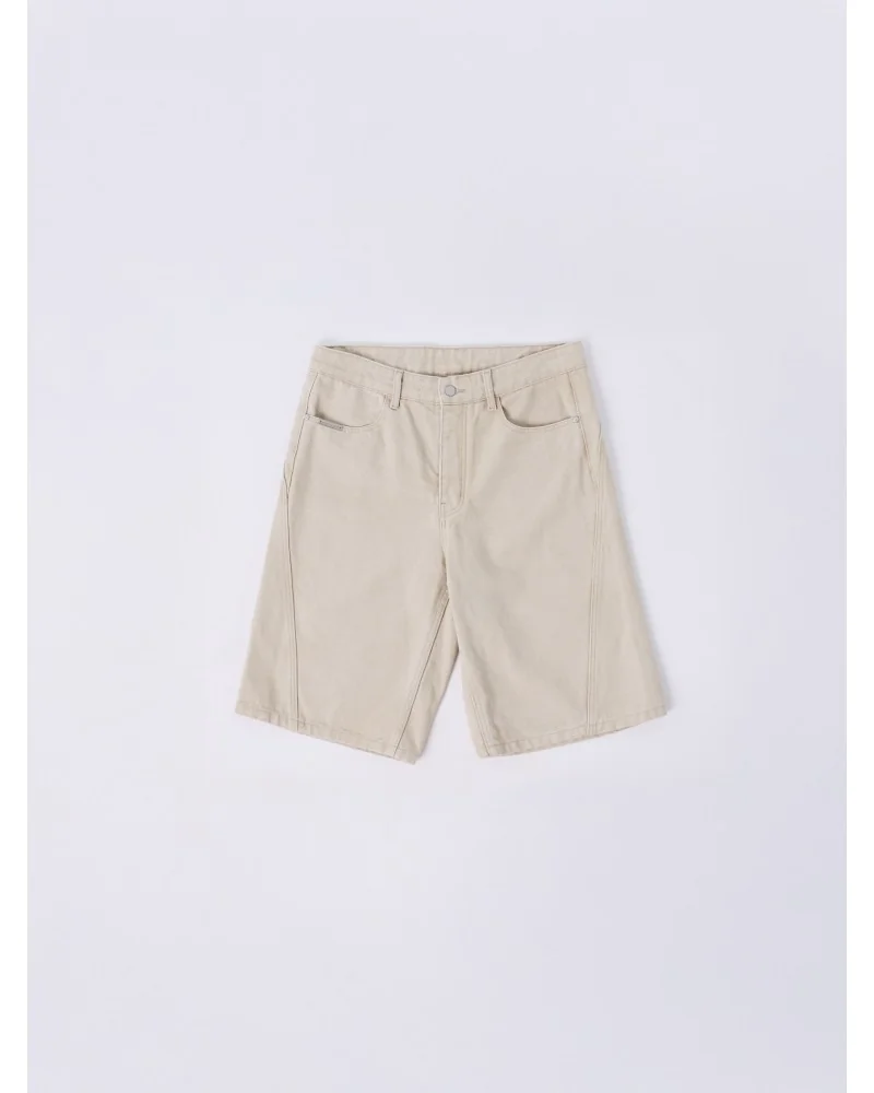 Project X Paris - 80s Club Denim Short - Beige