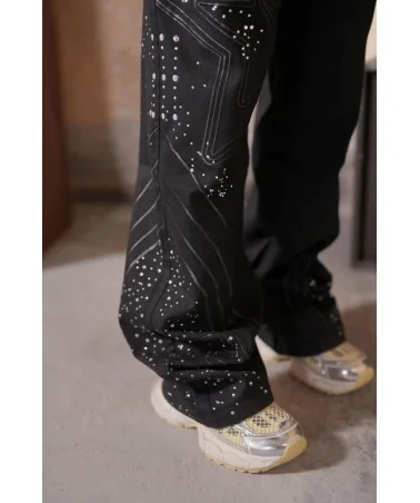 Elite Premium Jeans - Elitestar Embellished Denim - Black