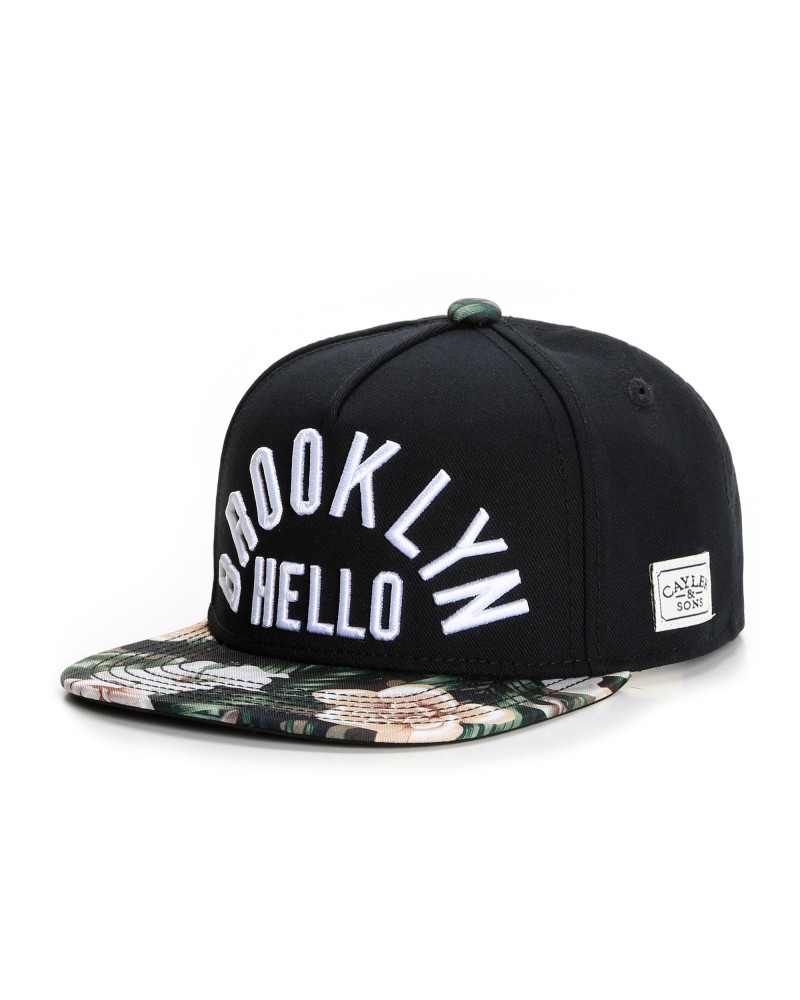 Cayler And Sons WL - Hello Brooklyn Snapback Cap - Black / Mc / White