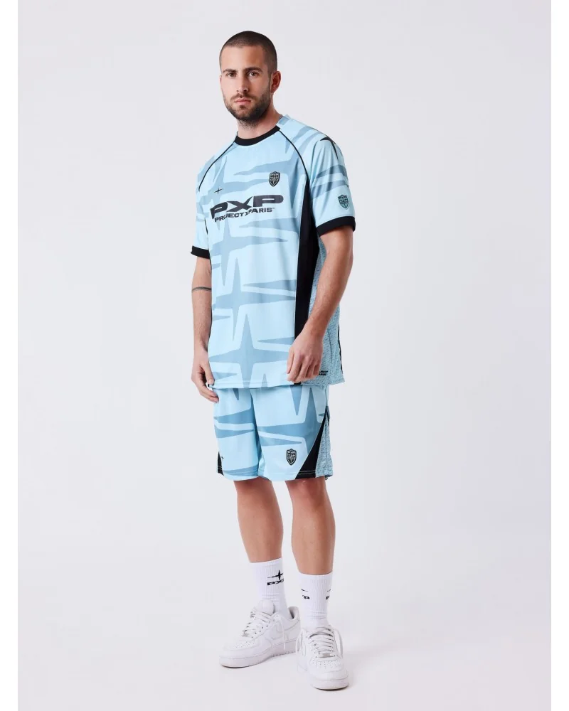 Project X Paris - Old School FootBall Tee - Aqua