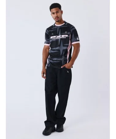 Project X Paris - Old School FootBall Tee - Black/Pink