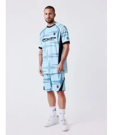 Project X Paris - Old School FootBall Shorts - Aqua