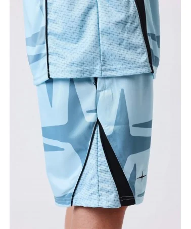 Project X Paris - Old School FootBall Shorts - Aqua