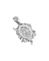 APORRO BRAND -  Medusa Statue Chain - White Gold