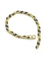 APORRO BRAND - Infinity Two-tone Snake Clasp Chain - Gold