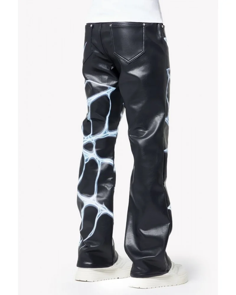 Guapi Clothing - Waxed Calligraphy Denim - Obsidian Black