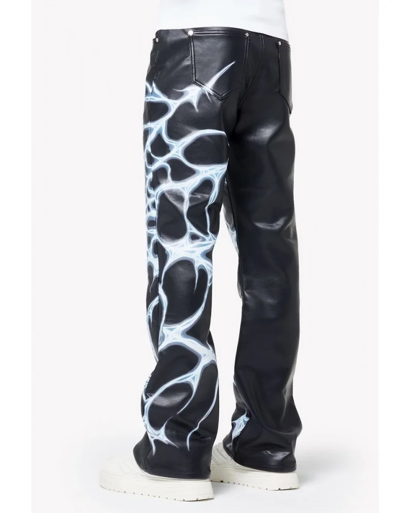 Guapi Clothing - Waxed Calligraphy Denim - Obsidian Black