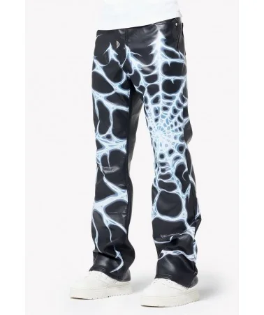 Guapi Clothing - Waxed Calligraphy Denim - Obsidian Black