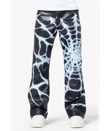 Guapi Clothing - Waxed Calligraphy Denim - Obsidian Black