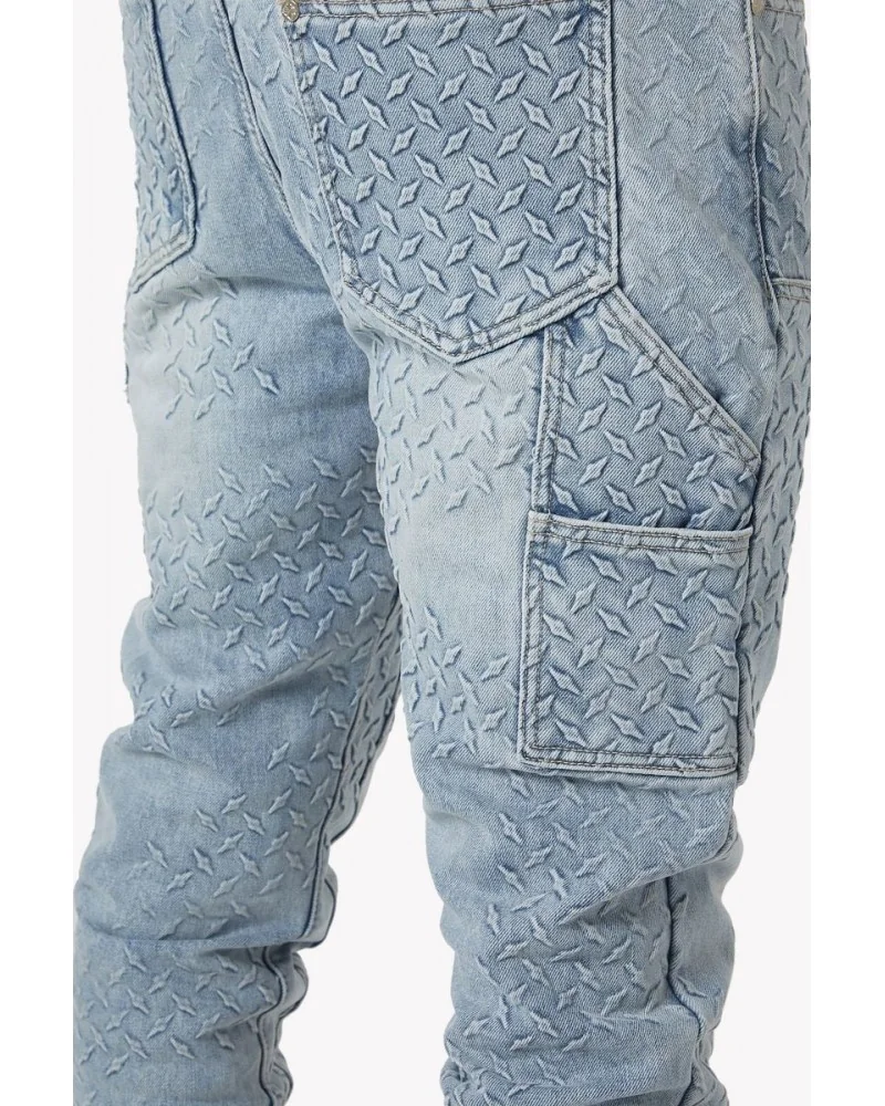 Guapi Clothing - Waxed Calligraphy Denim - Obsidian Black