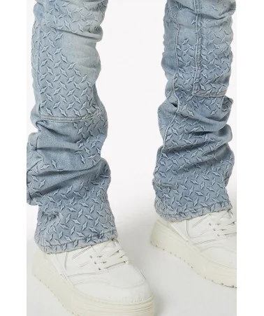 Guapi Clothing - Waxed Calligraphy Denim - Obsidian Black