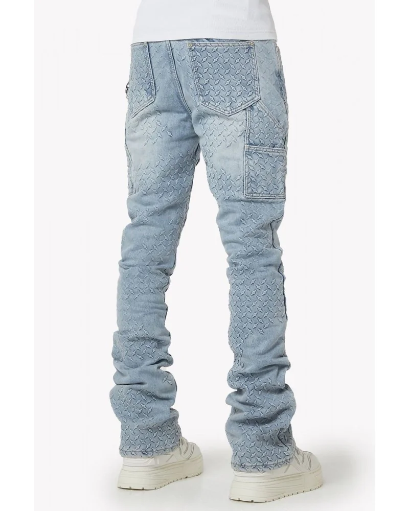 Guapi Clothing - Waxed Calligraphy Denim - Obsidian Black