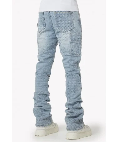 Guapi Clothing - Waxed Calligraphy Denim - Obsidian Black