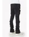 Guapi Clothing - Waxed Calligraphy Denim - Obsidian Black