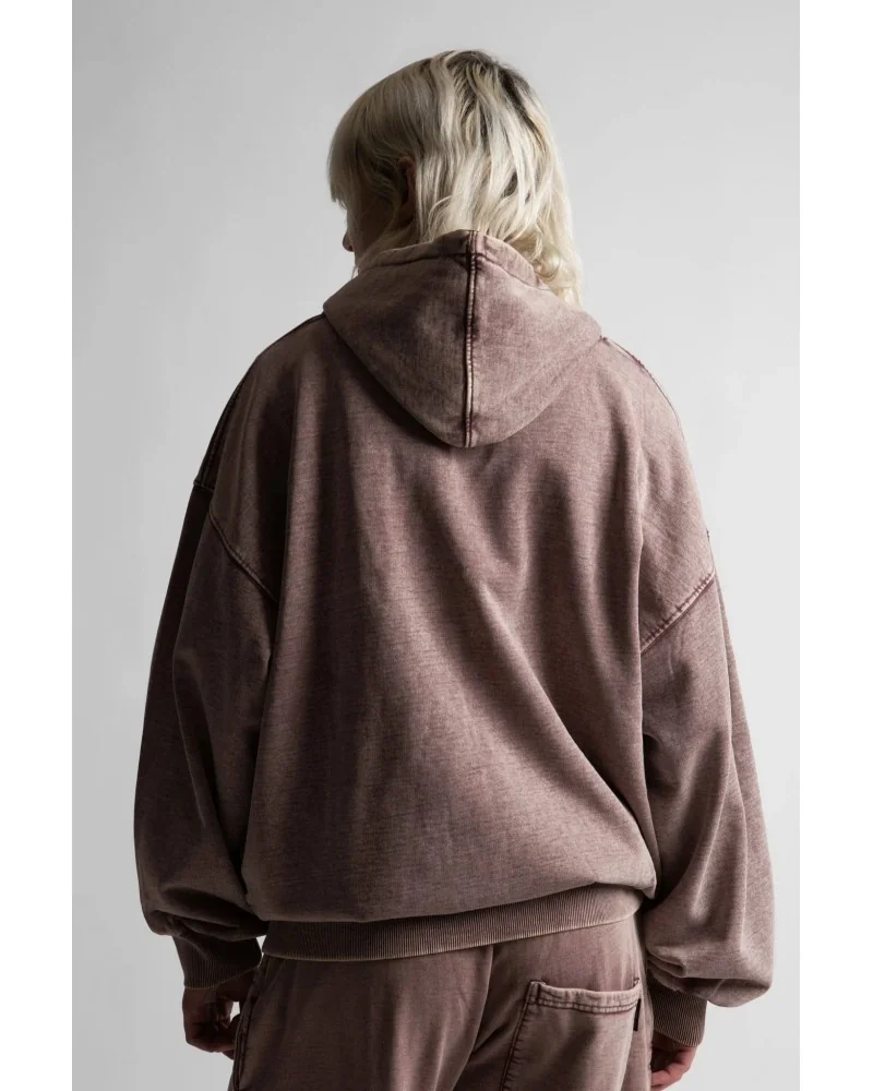 Wasted Paris - Splinter Faded Zip Hoodie - Faded Fug