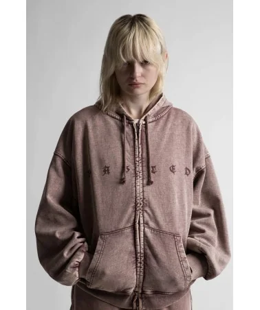 Wasted Paris - Splinter Faded Zip Hoodie - Faded Fug