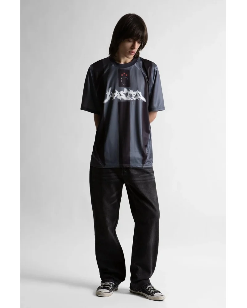 Wasted Paris - Spray Football Jersey - Black/Stone