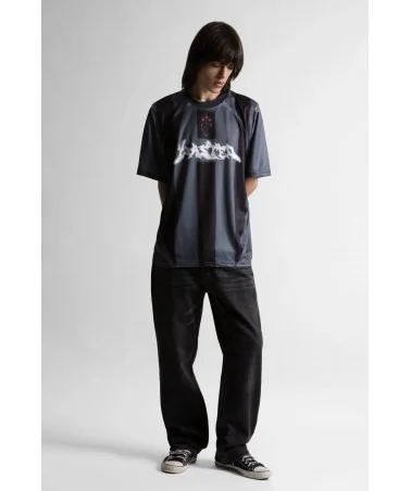 Wasted Paris - Spray Football Jersey - Black/Stone
