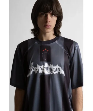 Wasted Paris - Spray Football Jersey - Black/Stone