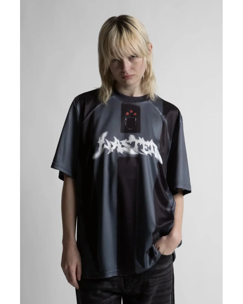 Wasted Paris - Spray Football Jersey - Black/Stone
